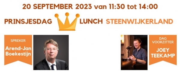 Prinsjesdaglunch 2023